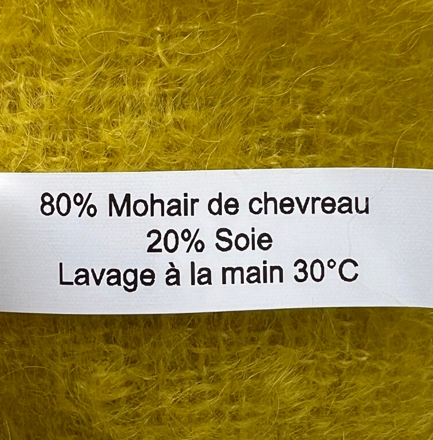 Vævet halstørklæde i citrongul