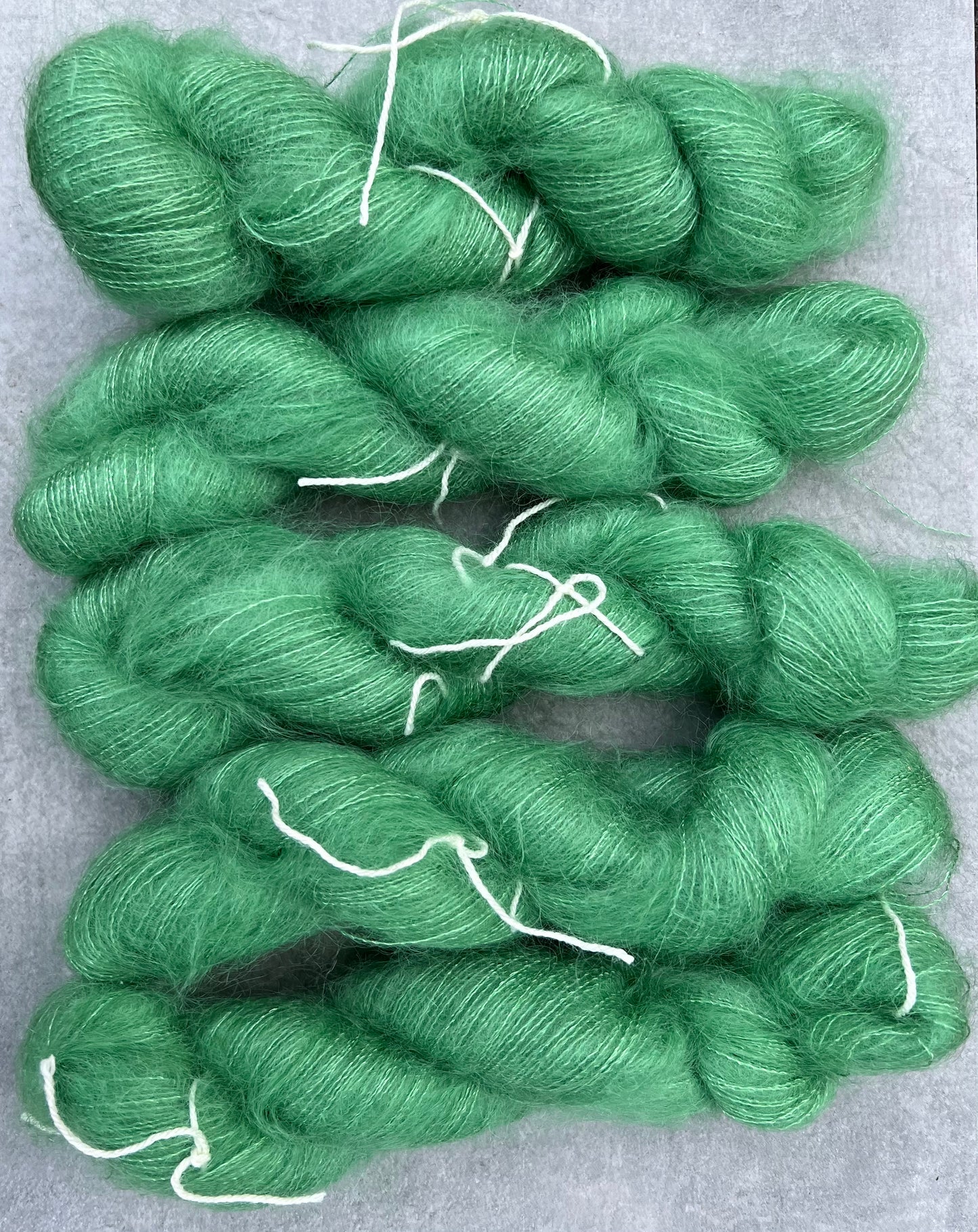 Velfærdsmohair forårsgrøn