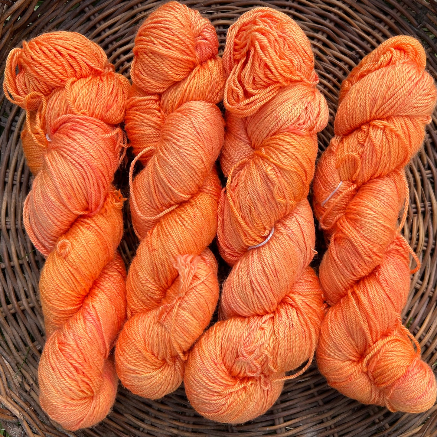 Håndfarvet merino og morbærsilke