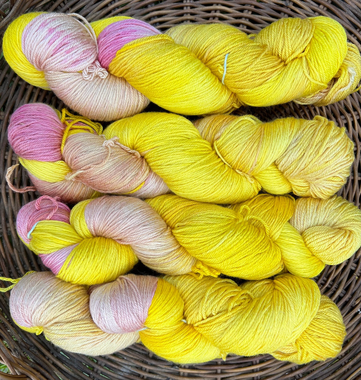 Håndfarvet merino og morbærsilke