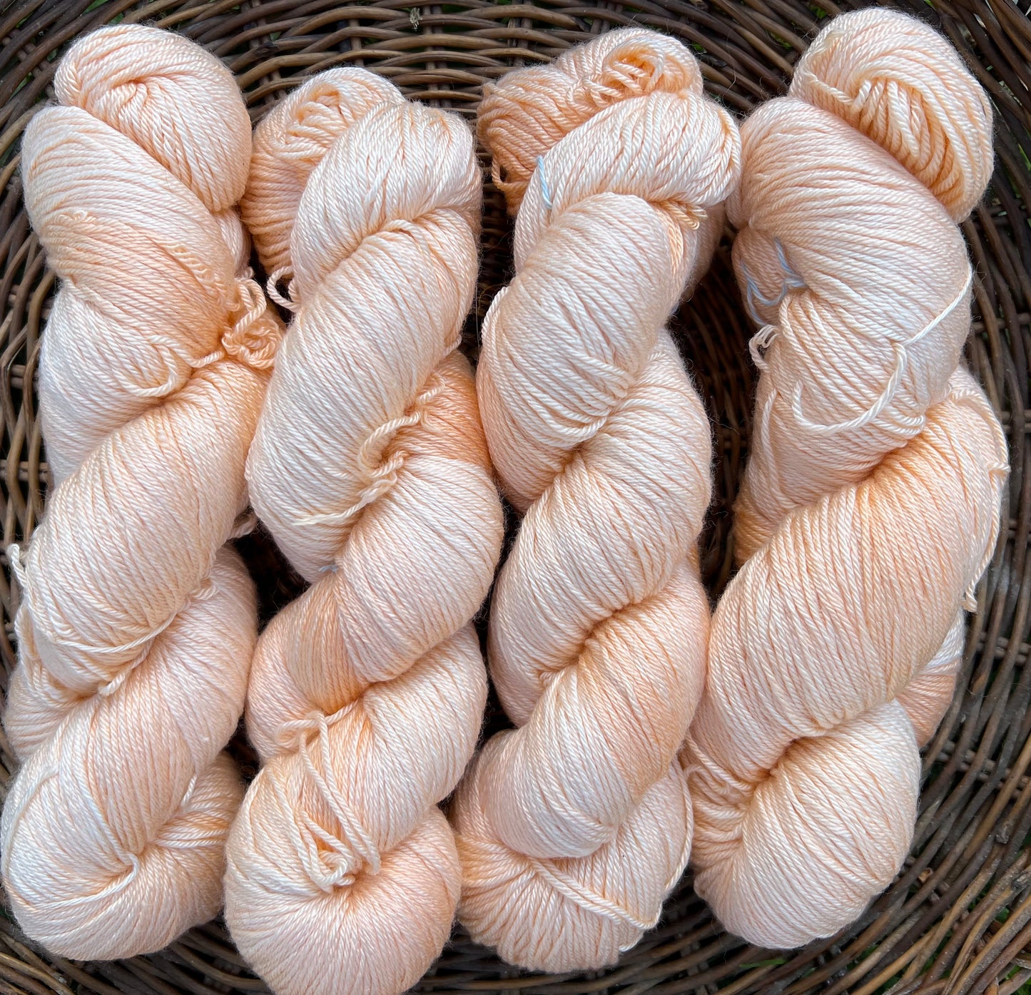 Håndfarvet merino og morbærsilke