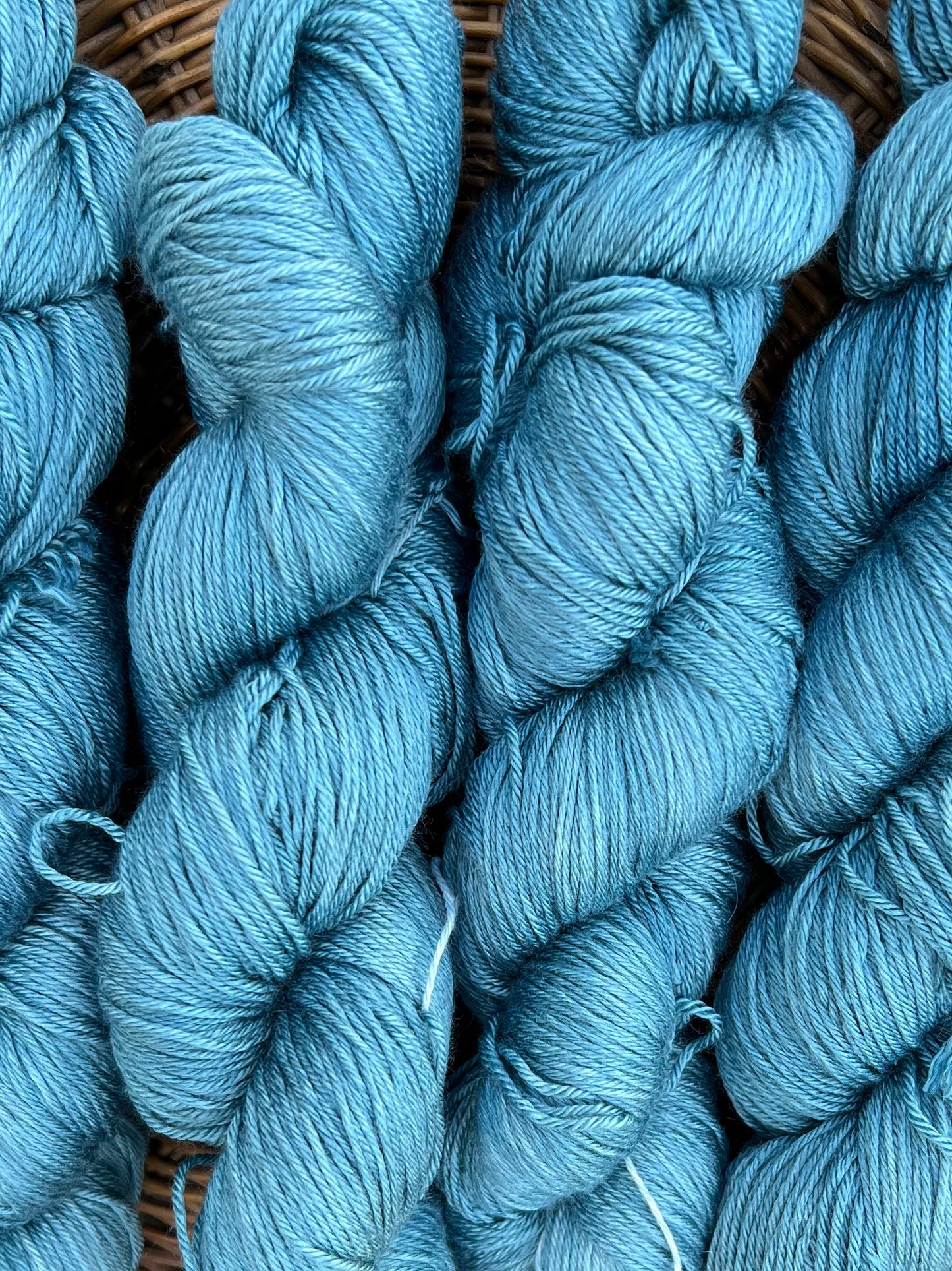 Håndfarvet merino og morbærsilke
