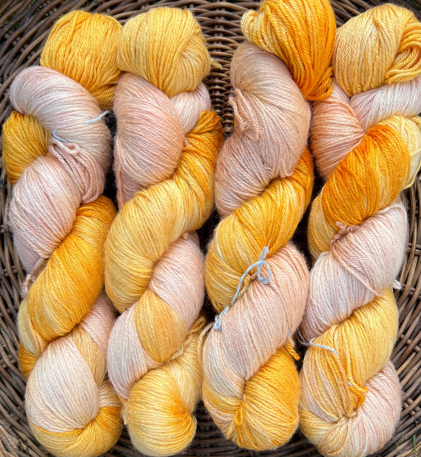 Håndfarvet merino og morbærsilke