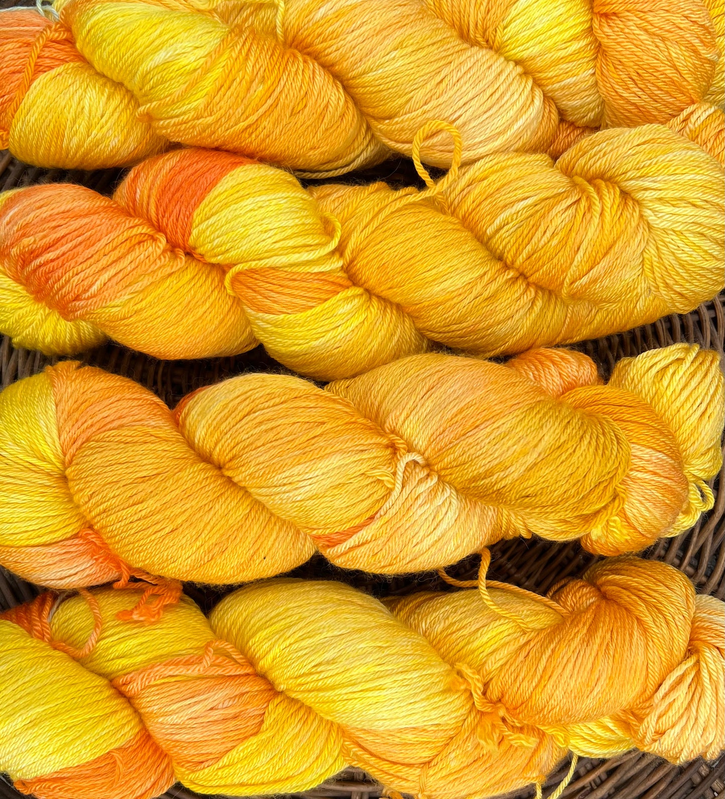 Håndfarvet merino og morbærsilke