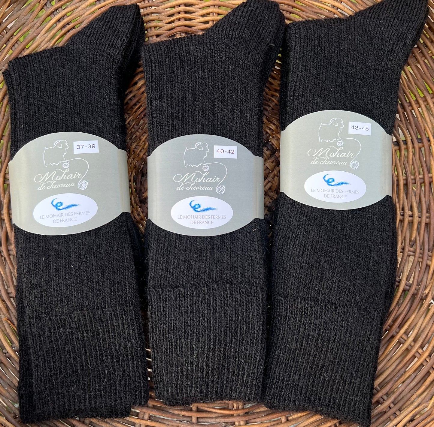 Mohairstrømper 43-45