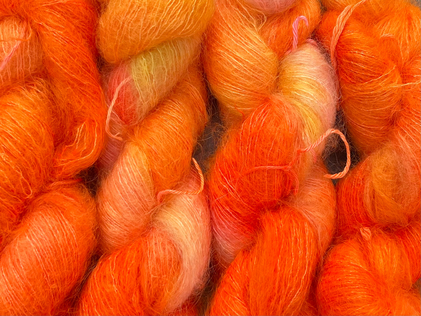 Håndfarvet 'velfærds' mohair