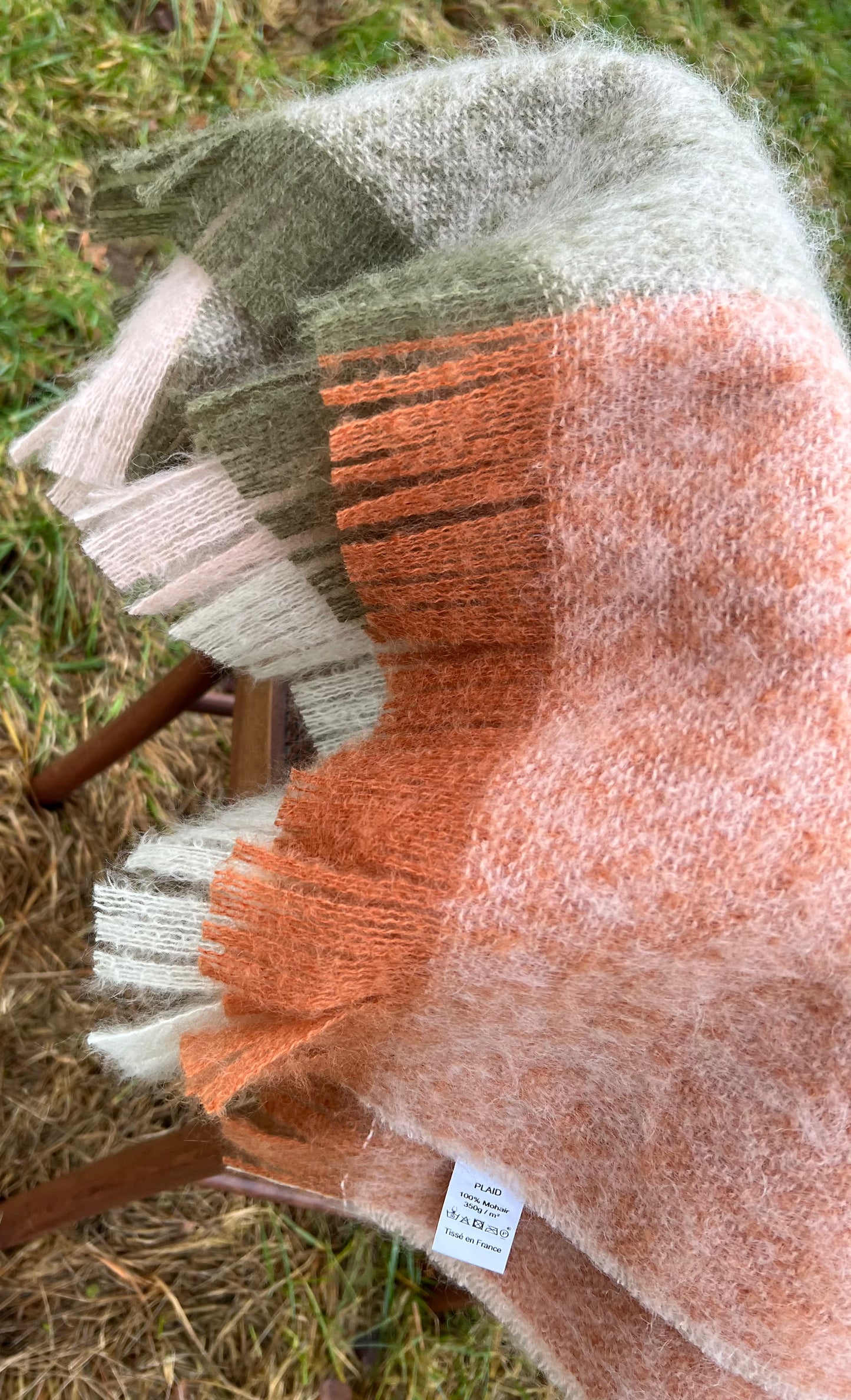Plaid i 100% mohair