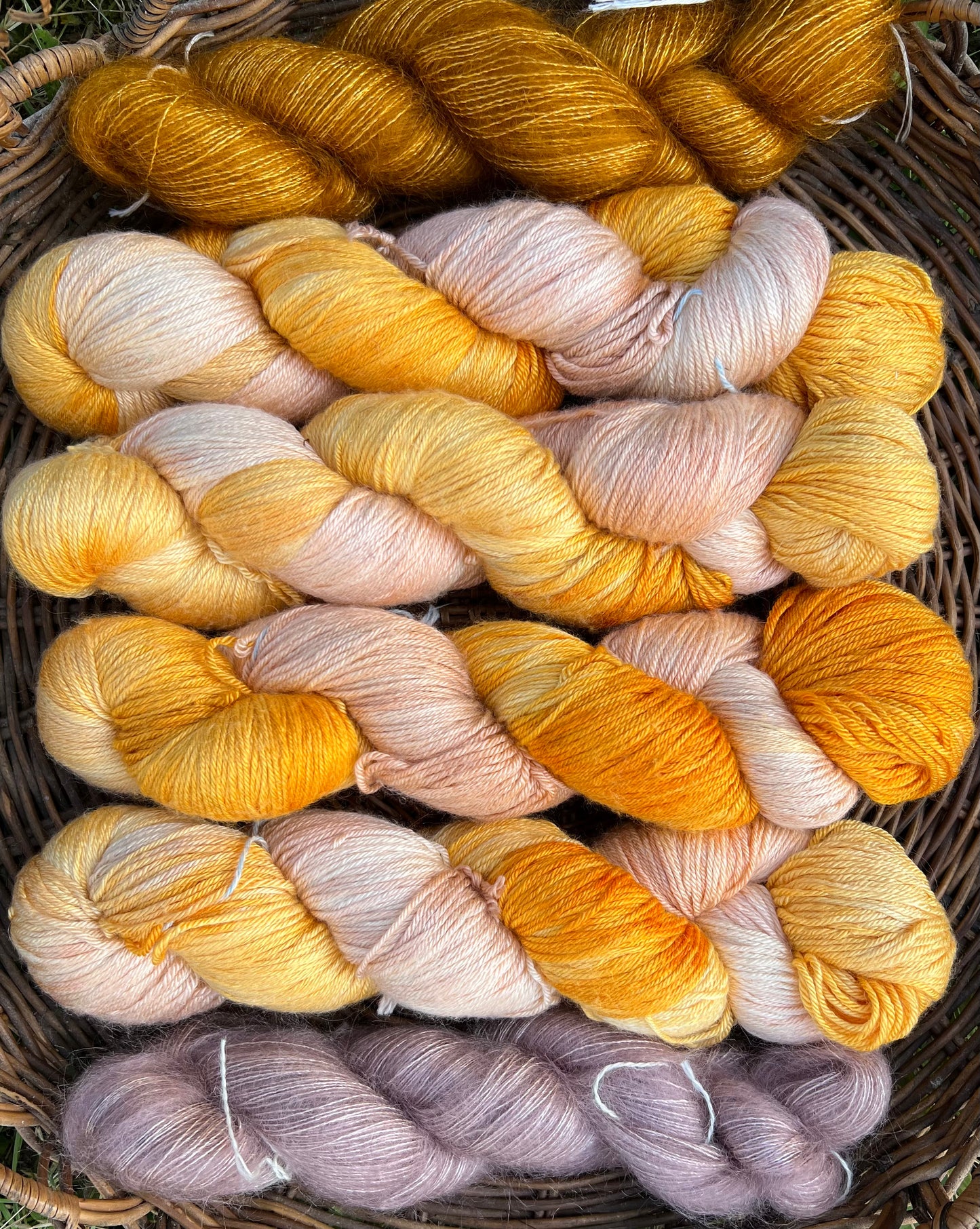 Håndfarvet merino og morbærsilke