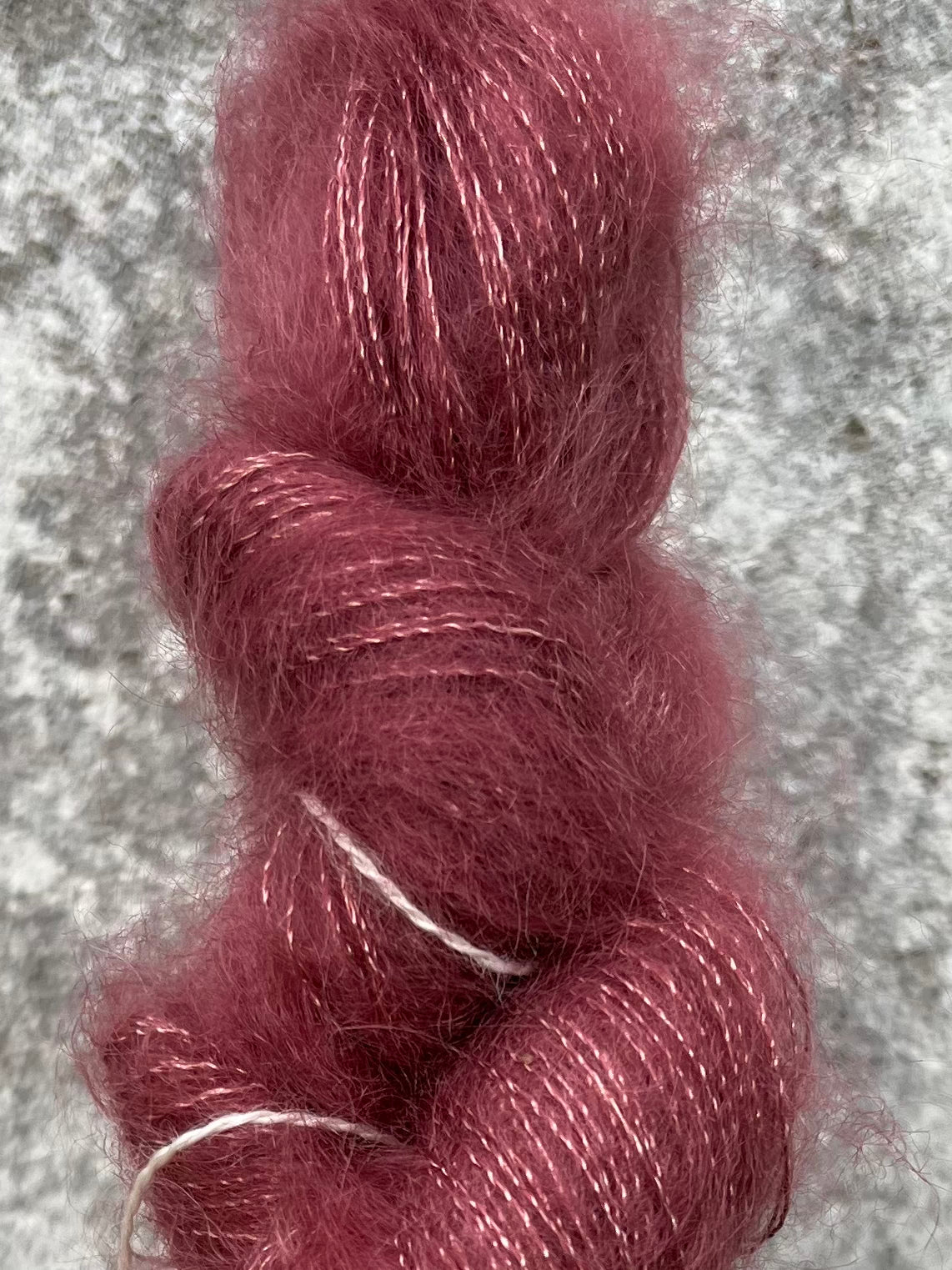 Velfærdsmohair Gammelrosa