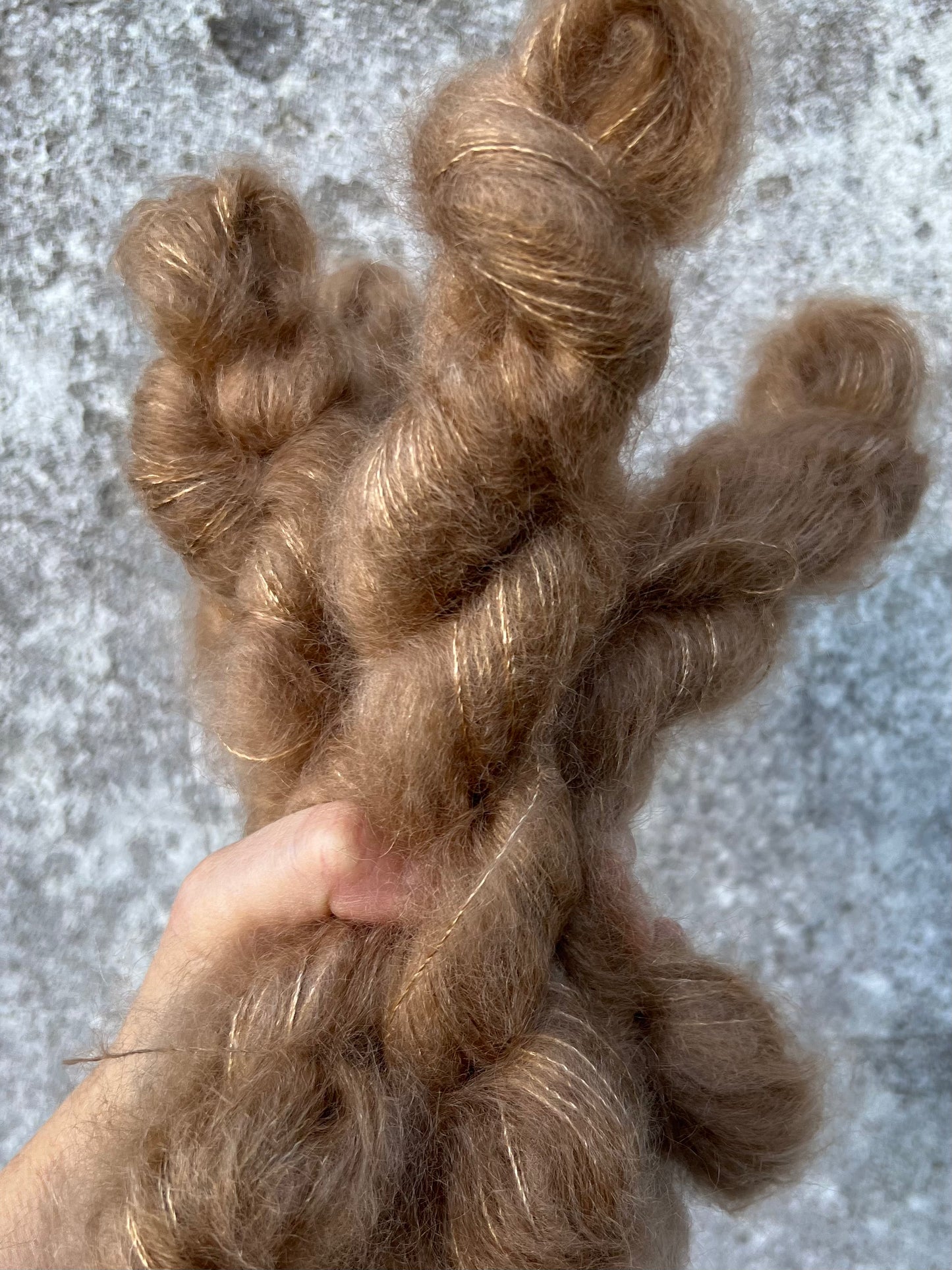 Silkemohair 80/20 Cafe latte