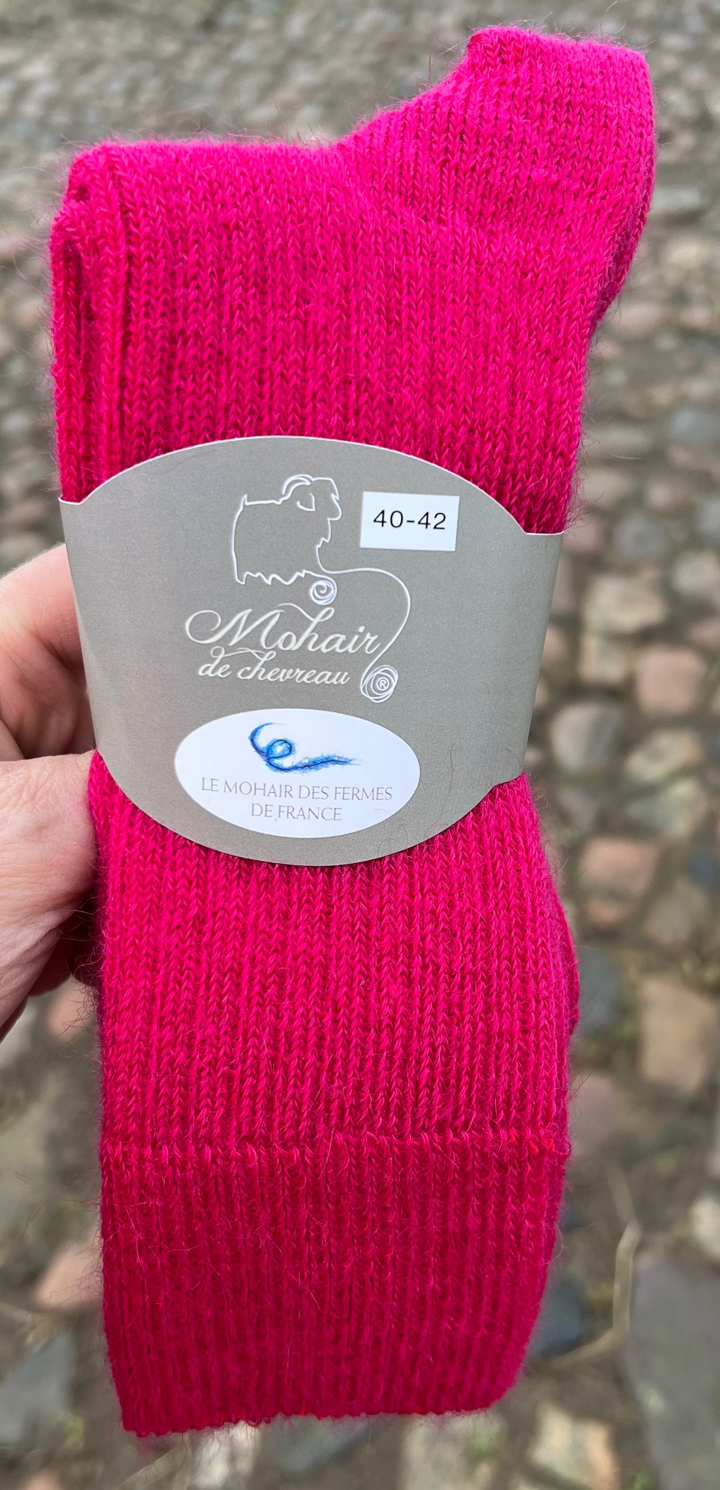 Mohairstrømper 40-42