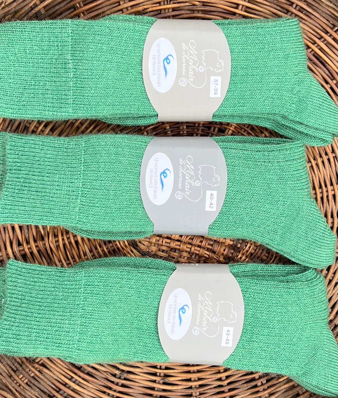 Mohairstrømper 37-39