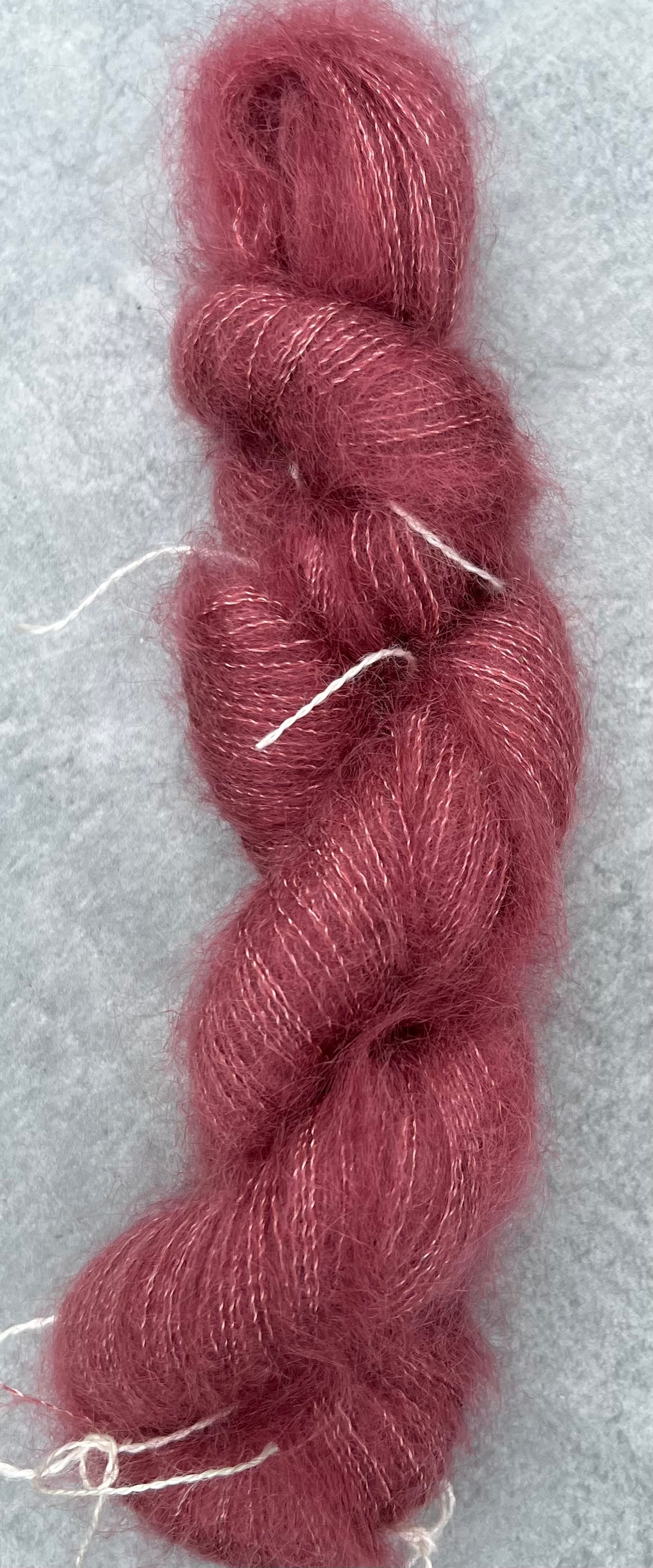Velfærdsmohair Gammelrosa