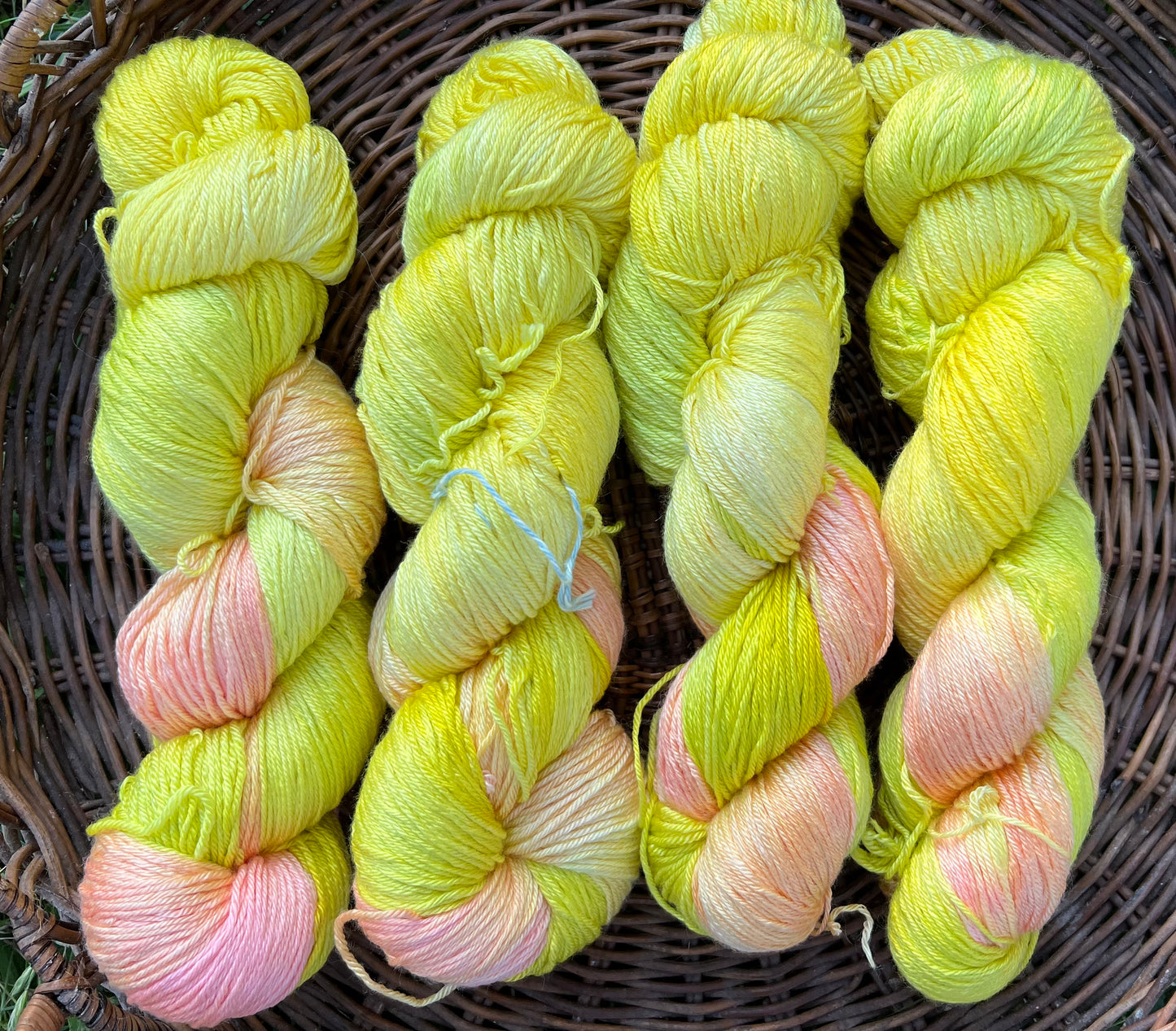 Håndfarvet merino og morbærsilke