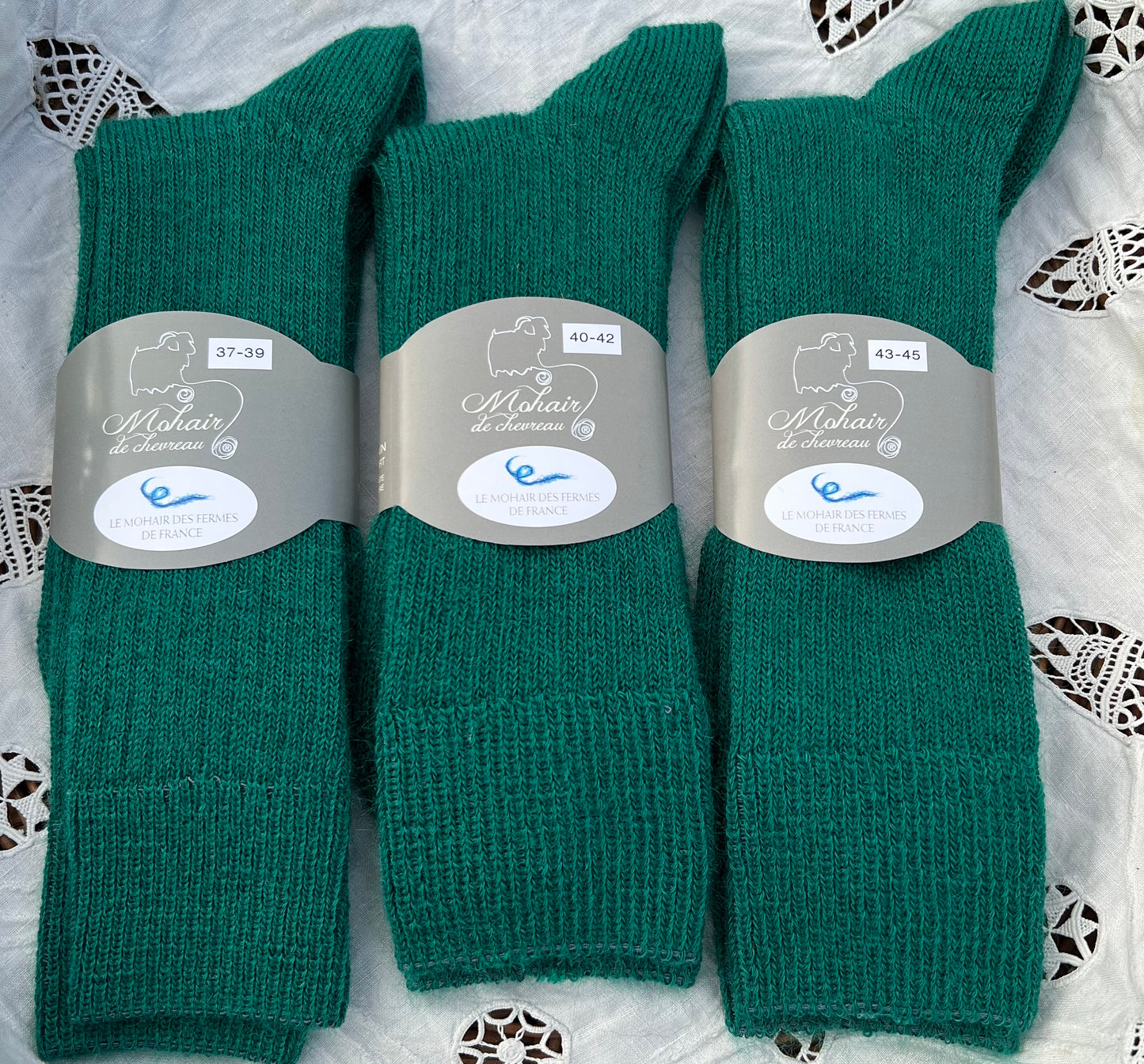 Mohairstrømper 43-45