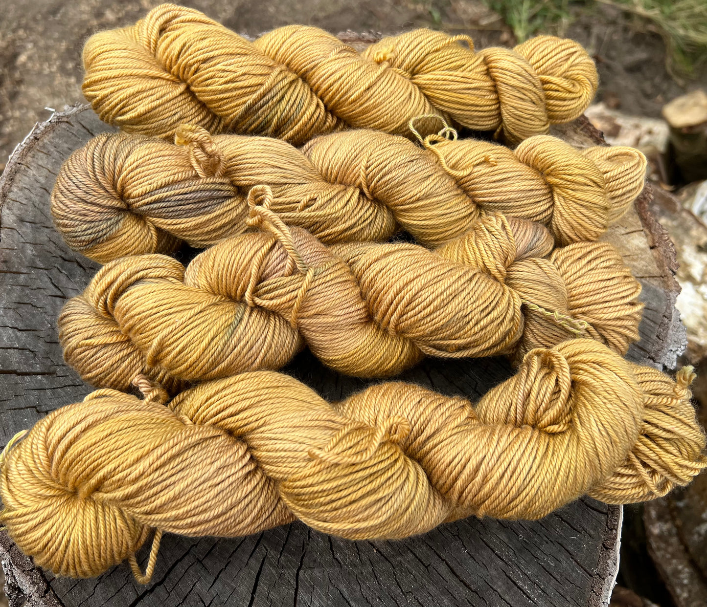 Håndfarvet sw merino og morbærsilke