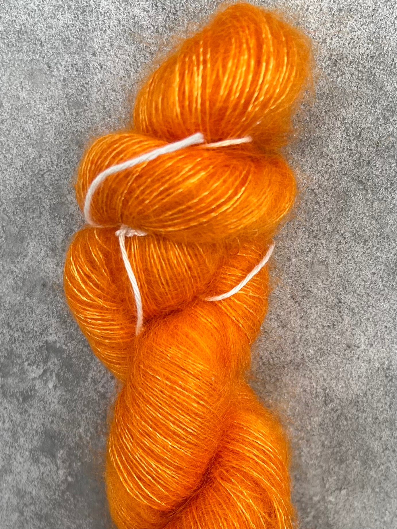 Silkemohair 60/40 mango