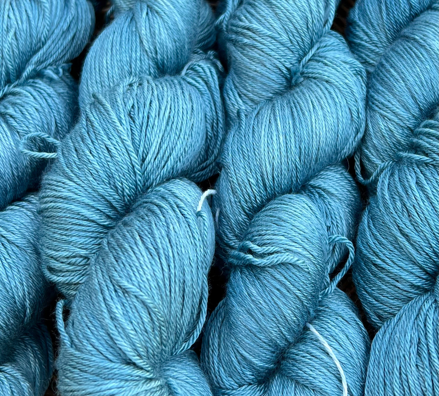 Håndfarvet merino og morbærsilke