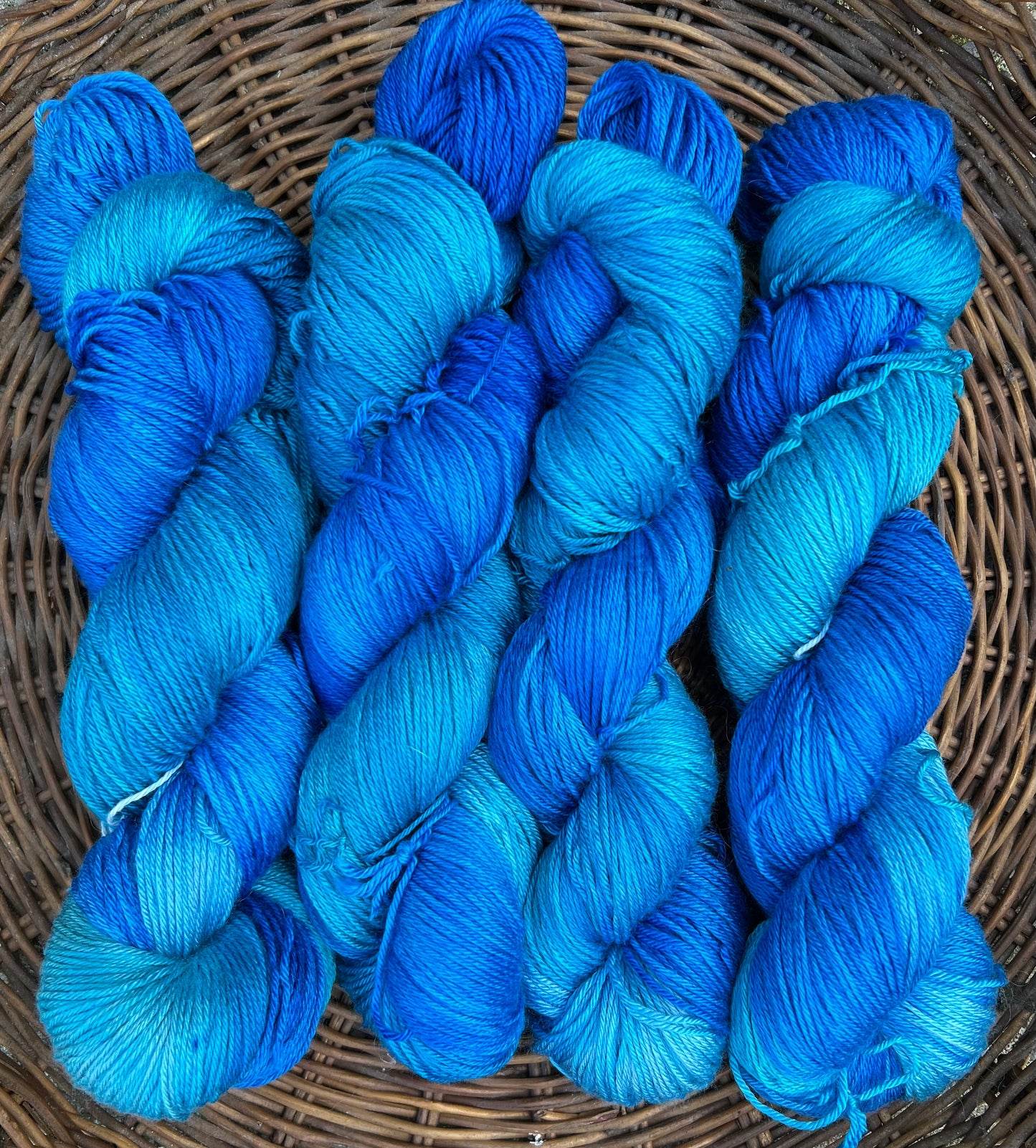 Håndfarvet merino og morbærsilke