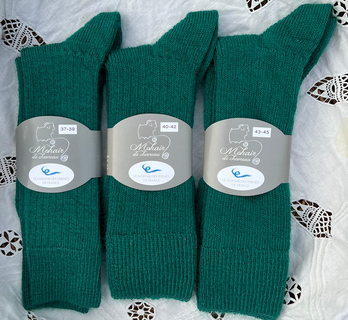 Mohairstrømper 40-42
