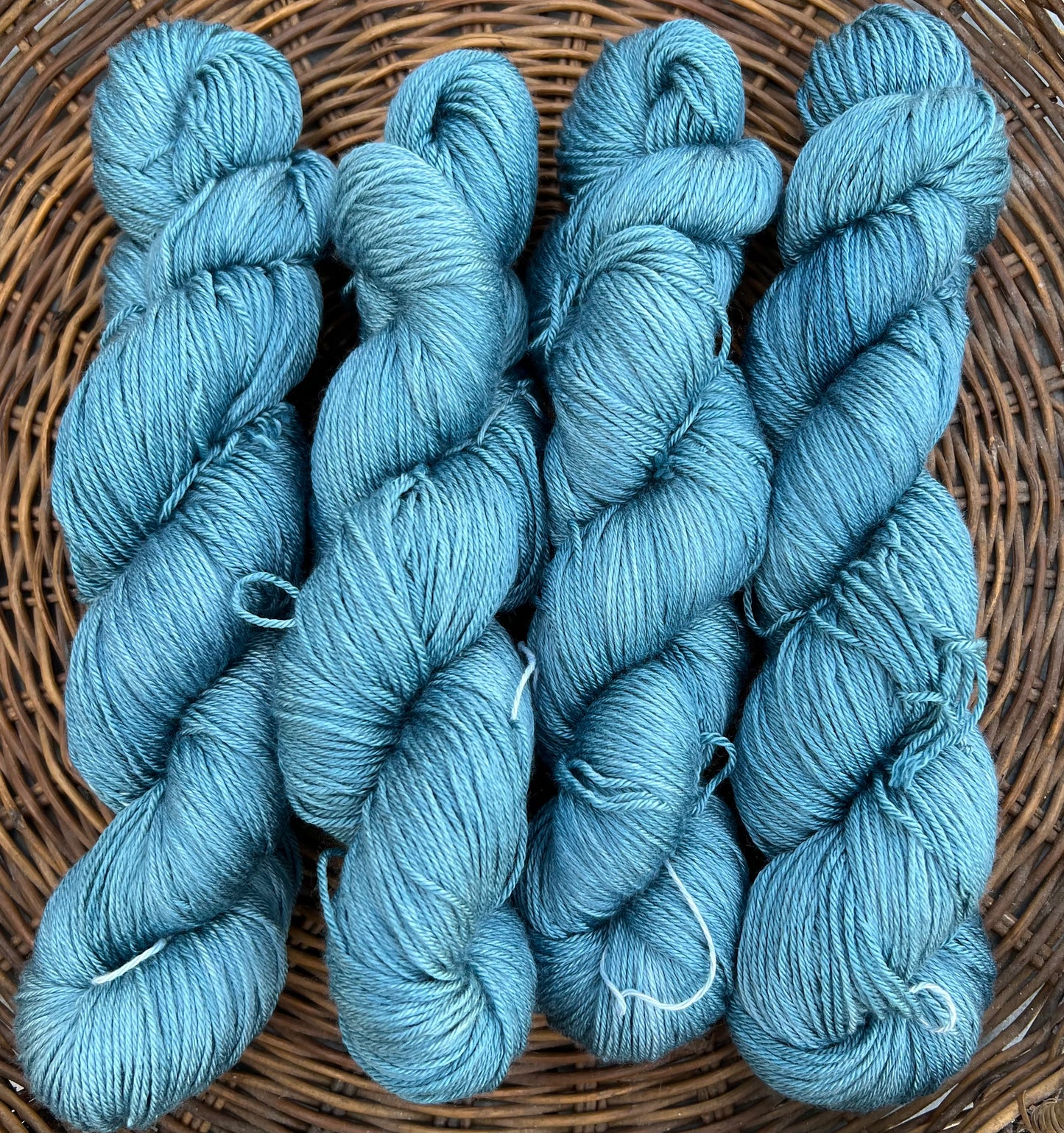 Håndfarvet merino og morbærsilke