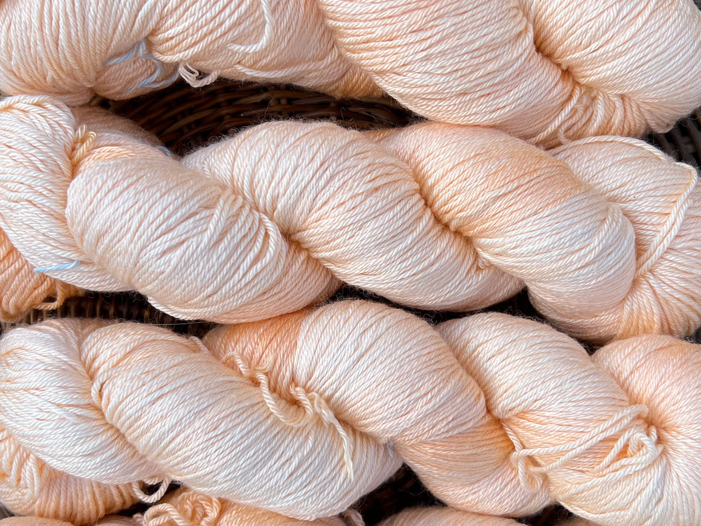 Håndfarvet merino og morbærsilke