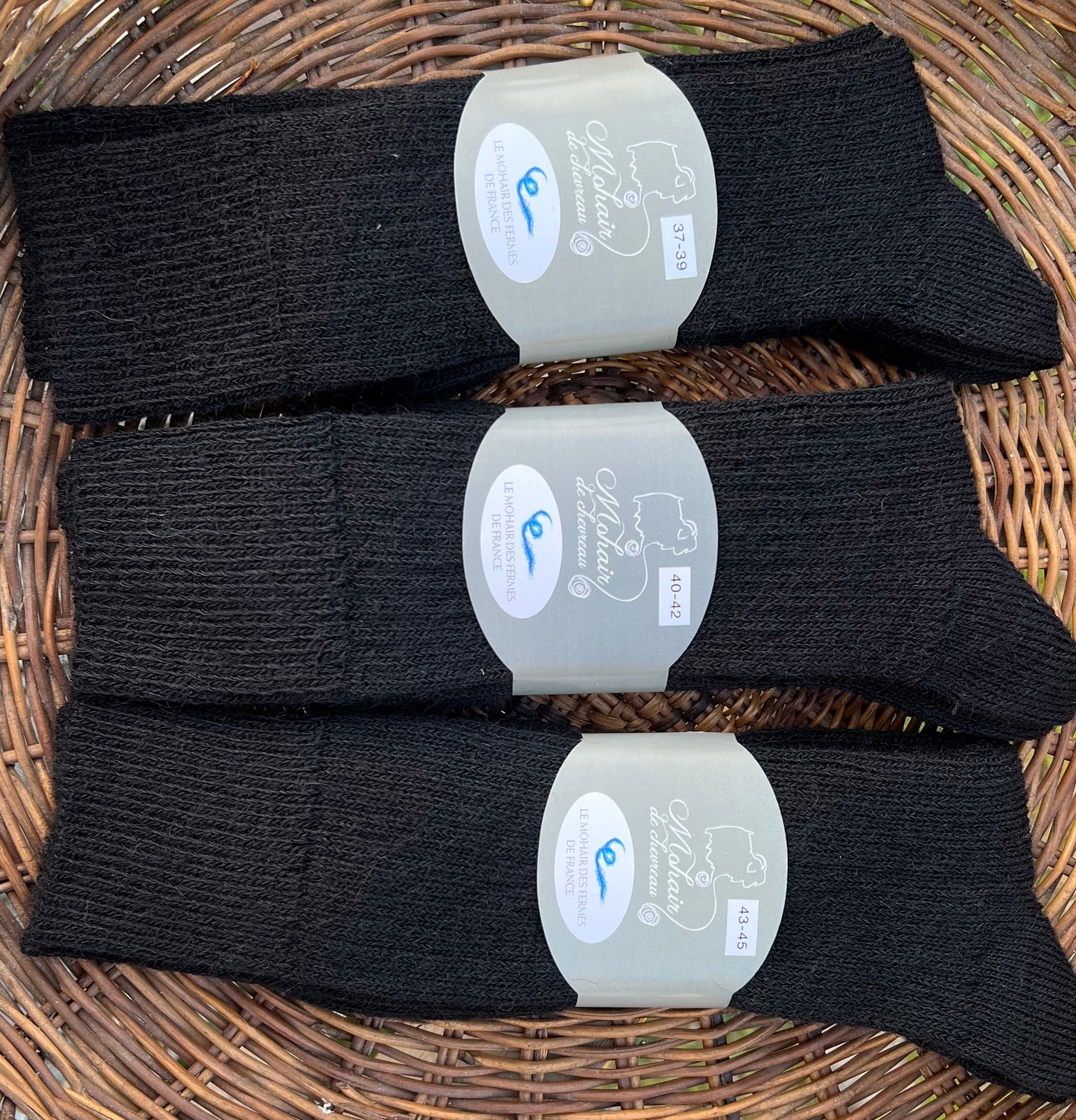 Mohairstrømper 43-45