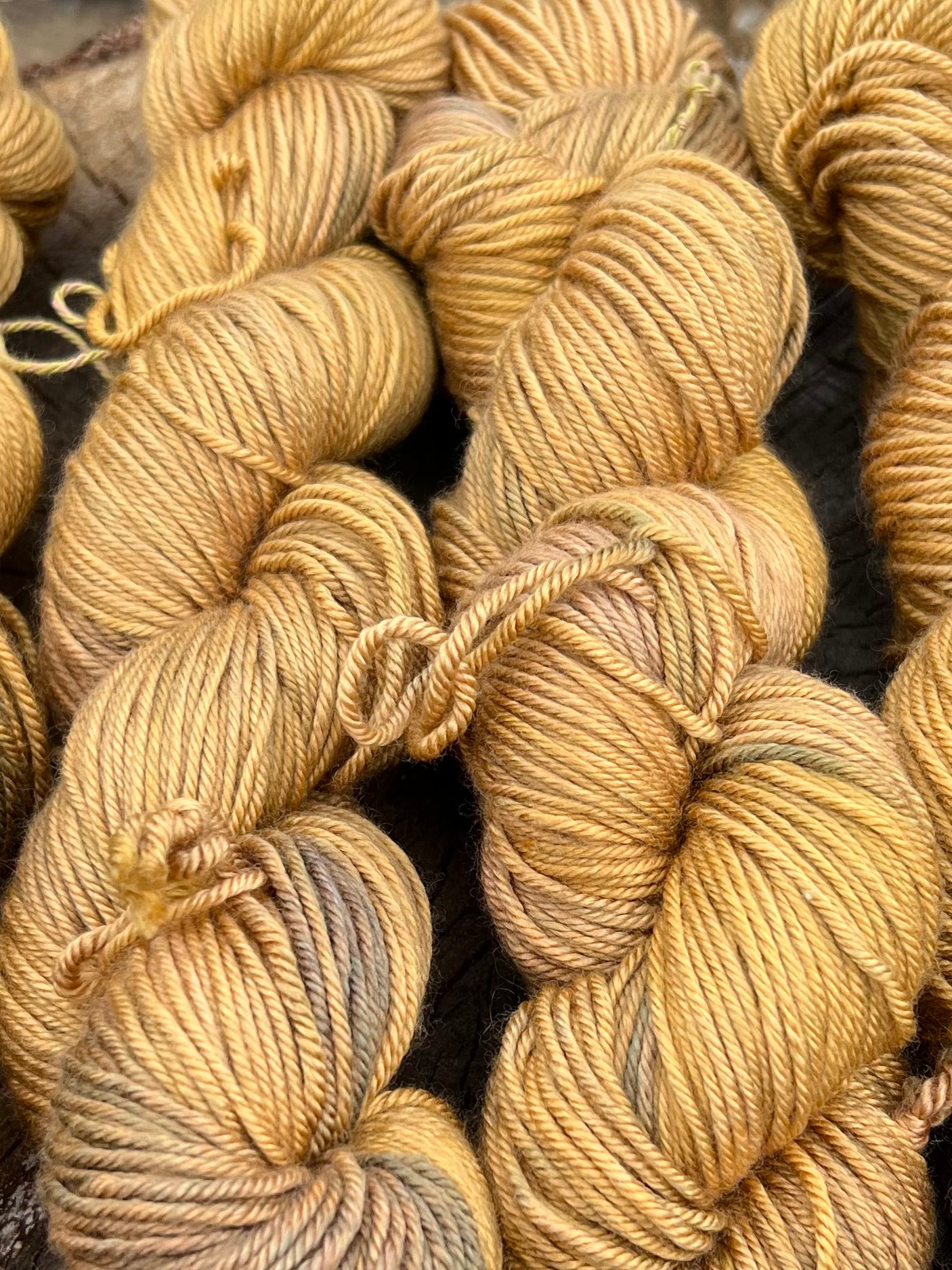 Håndfarvet sw merino og morbærsilke