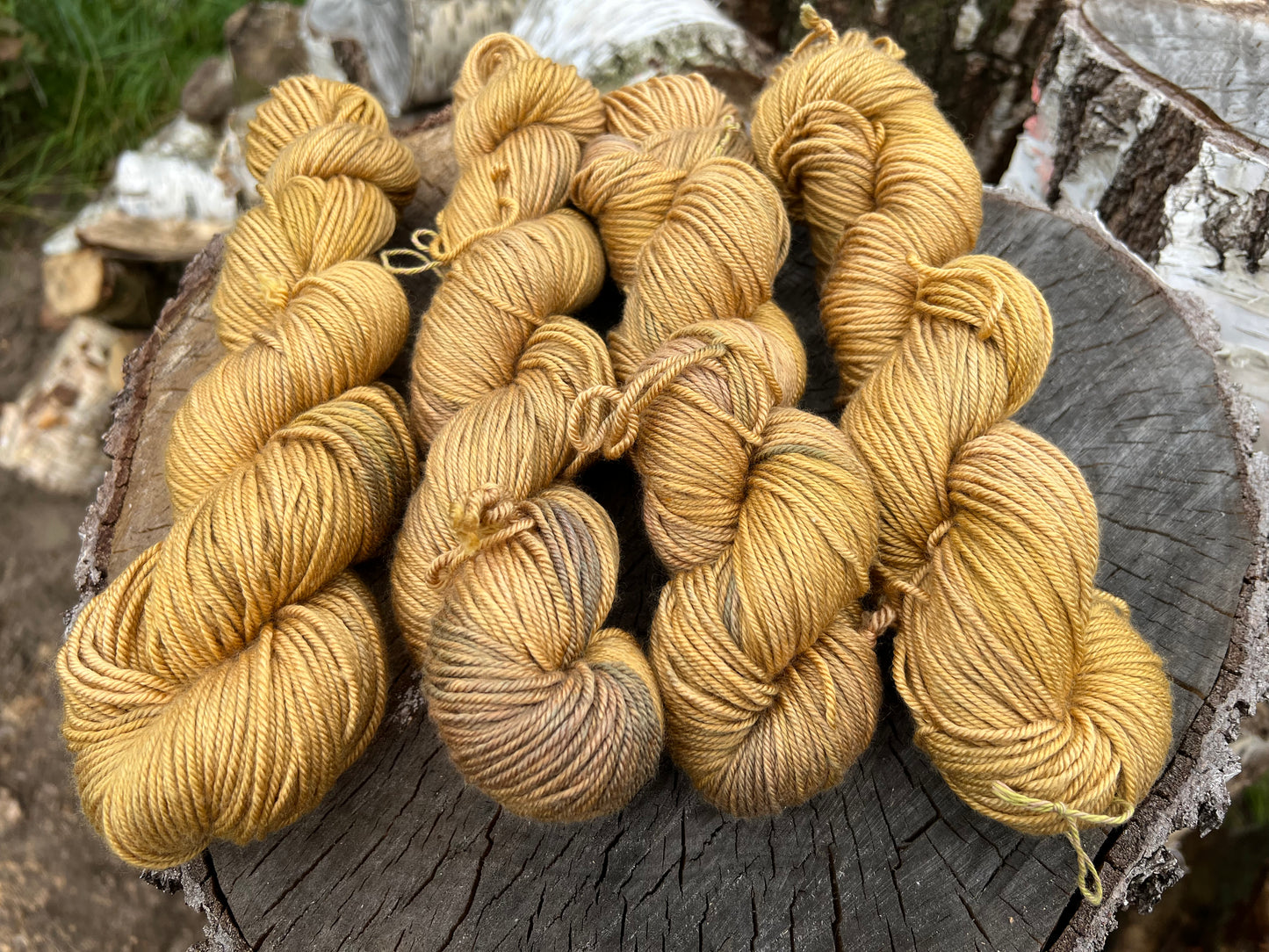 Håndfarvet sw merino og morbærsilke