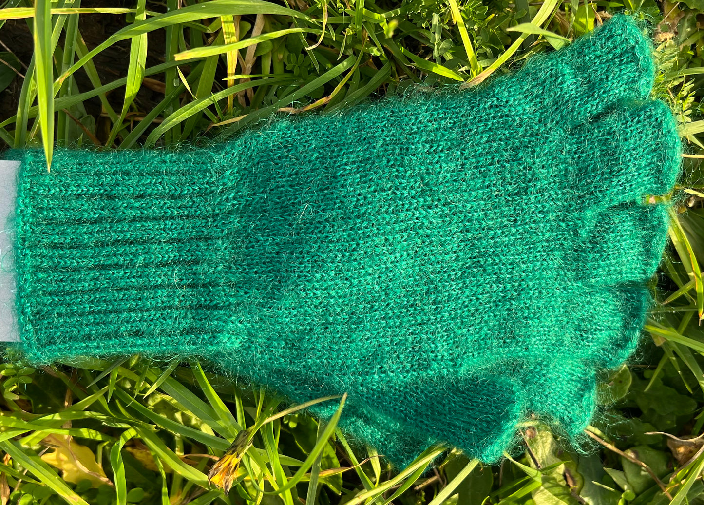 Fingerløse handsker i Mohair og Silke
