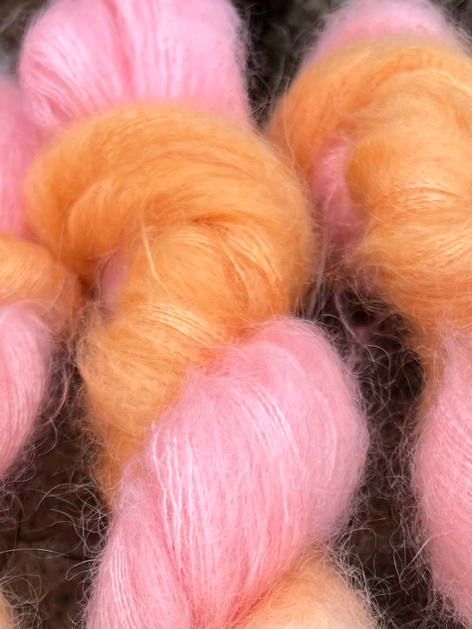Håndfarvet Velfærds Mohair