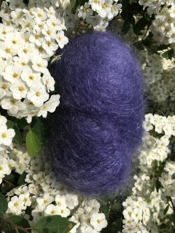Chunky Mohair Mørk Syren