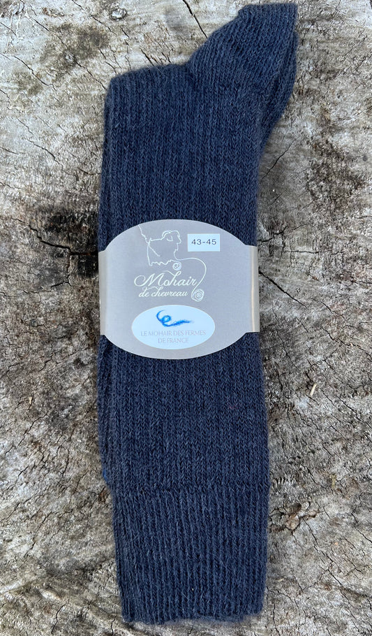 Mohairstrømper 43-45 grå