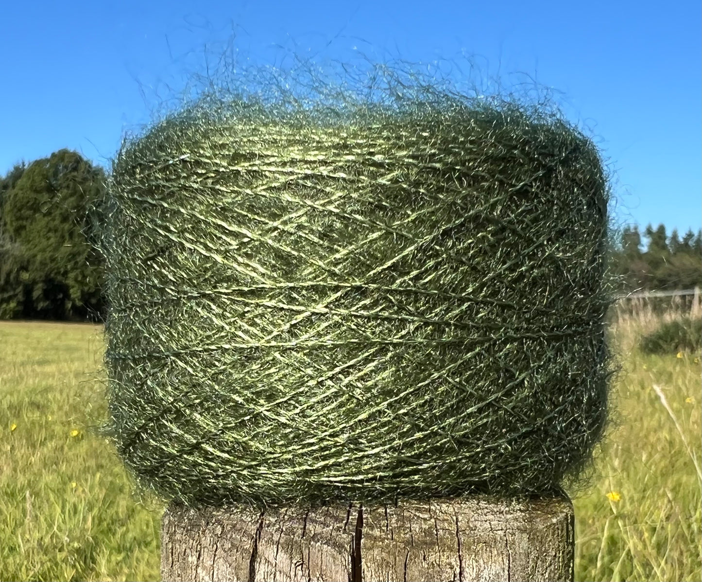 Silkemohair 60/40 Spiruline i 20 gram nøgler