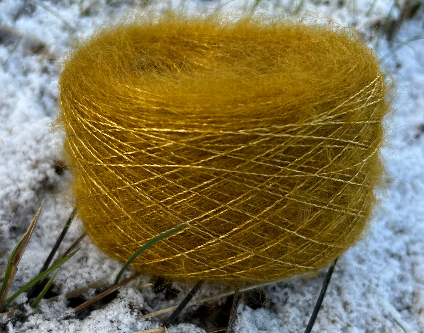 Silkemohair 60/40 Honning