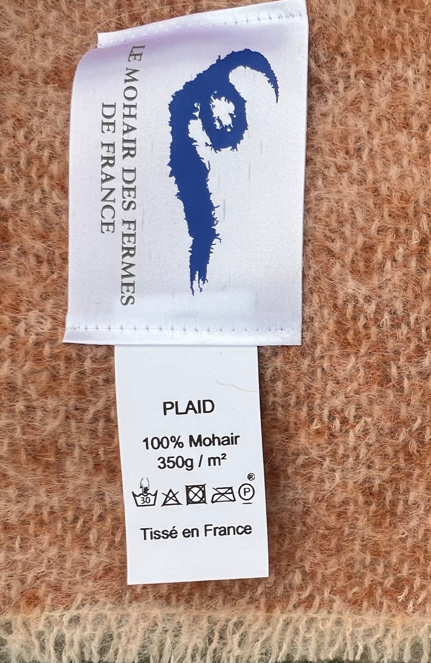 Plaid i 100% mohair