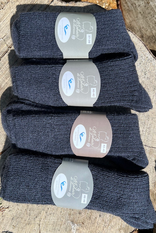 Mohairstrømper 40-42 Grå