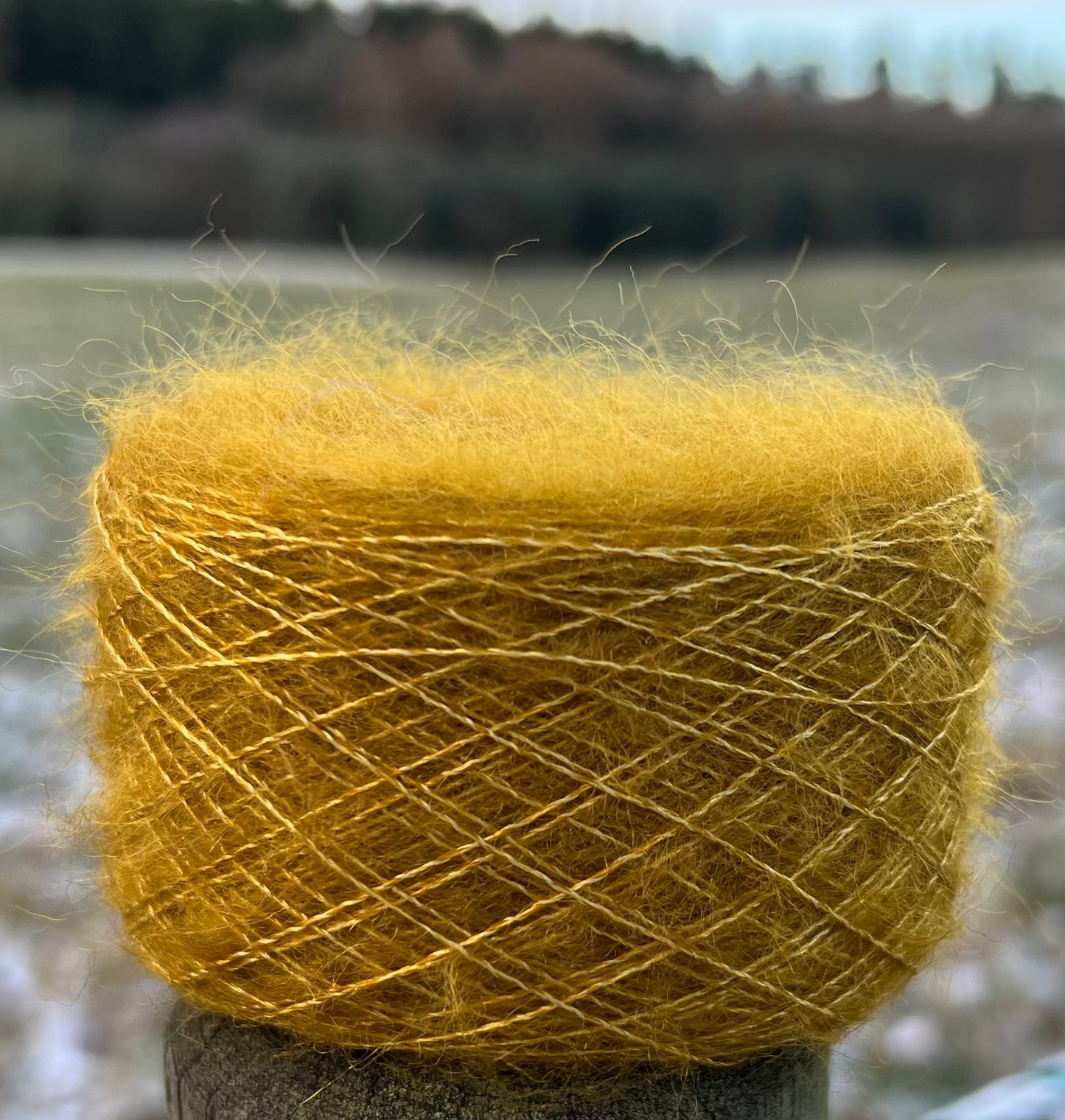 Silkemohair 60/40 Honning
