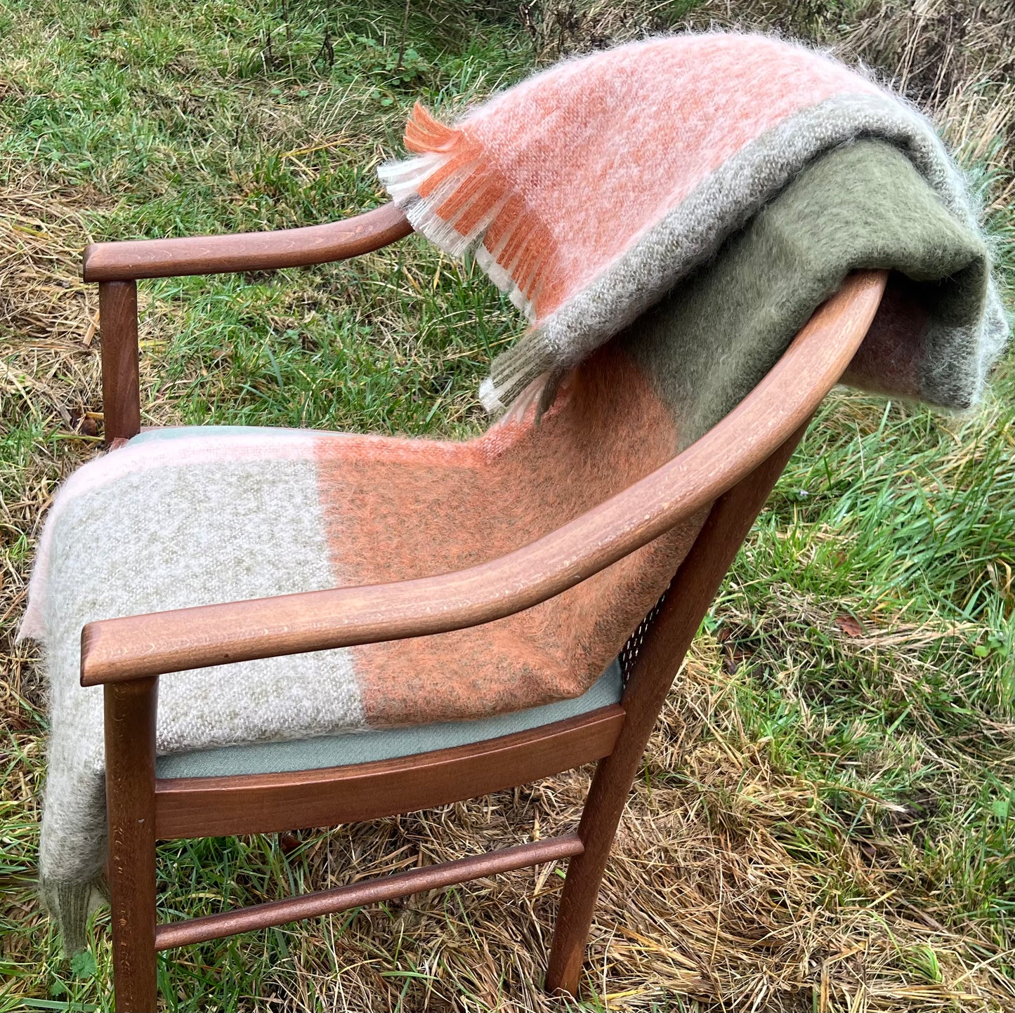 Plaid i 100% mohair