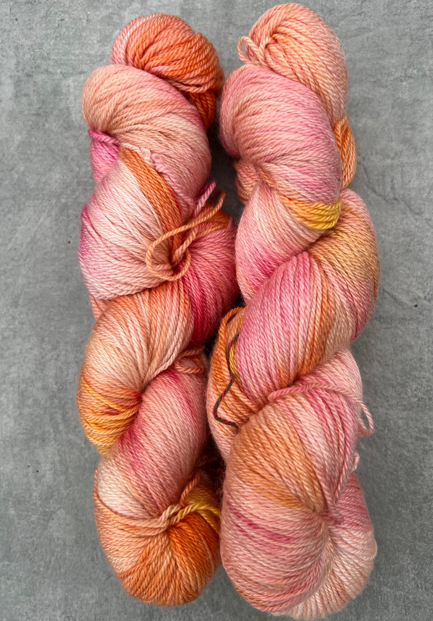 Håndfarvet merino, silke og cashmere