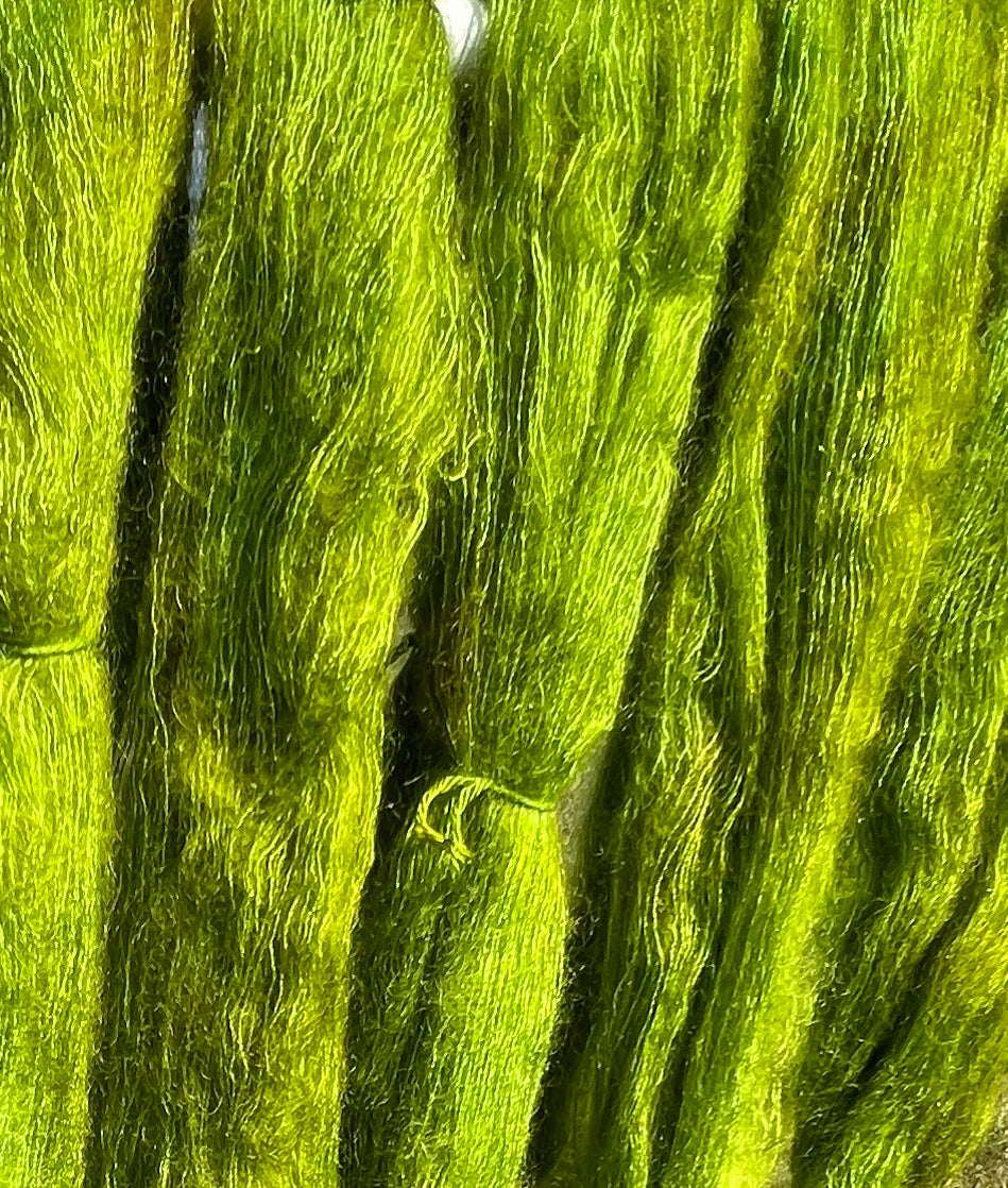Håndfarvet silkemohair 60/40