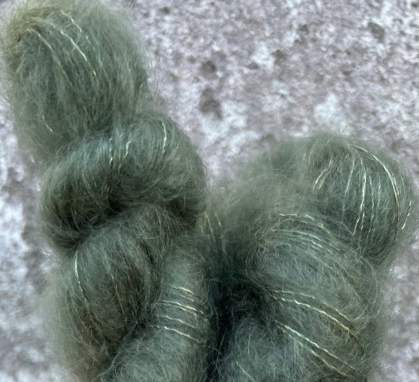 Silkemohair 80/20 Oliven