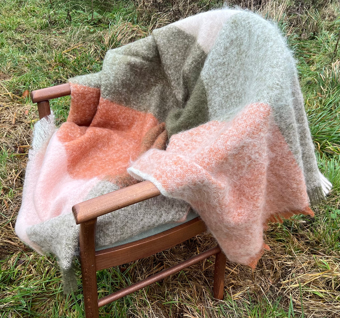 Plaid i 100% mohair