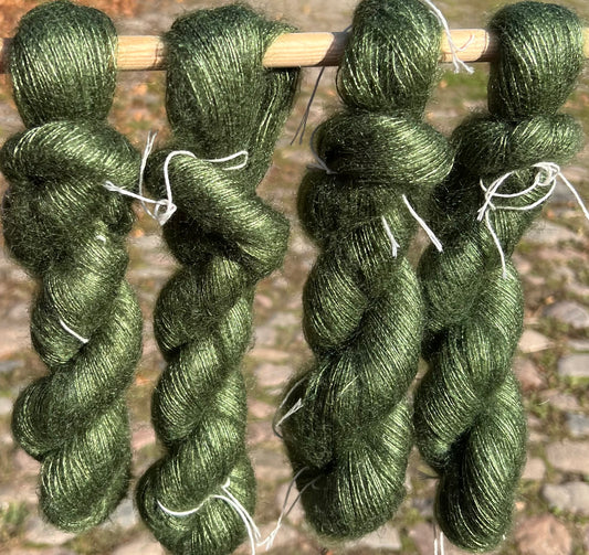 Silkemohair 60/40 Spiruline