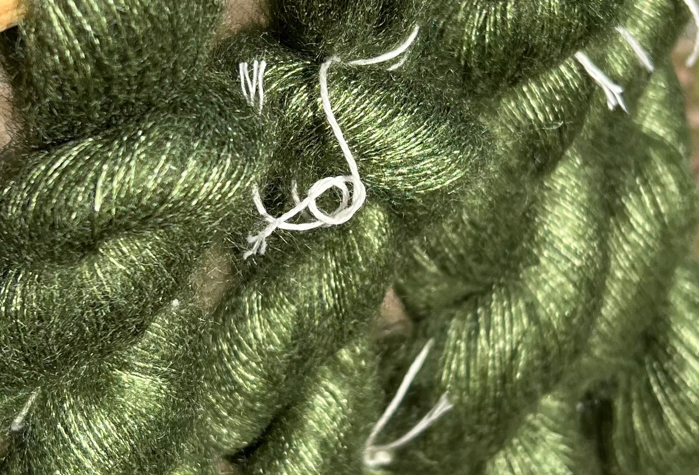 Silkemohair 60/40 Spiruline