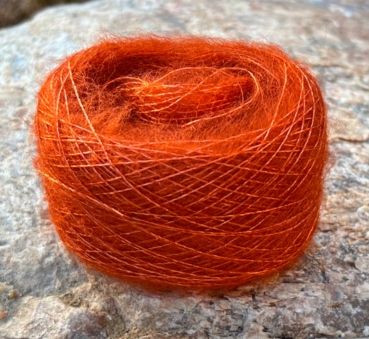 Silkemohair 60/40 Kobber