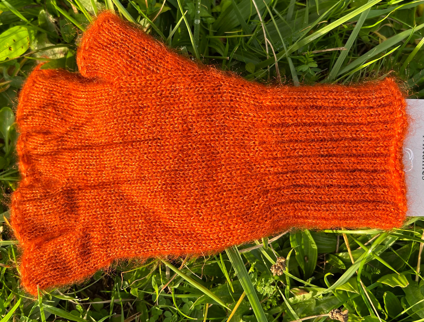 Fingerløse handsker i Mohair og Silke
