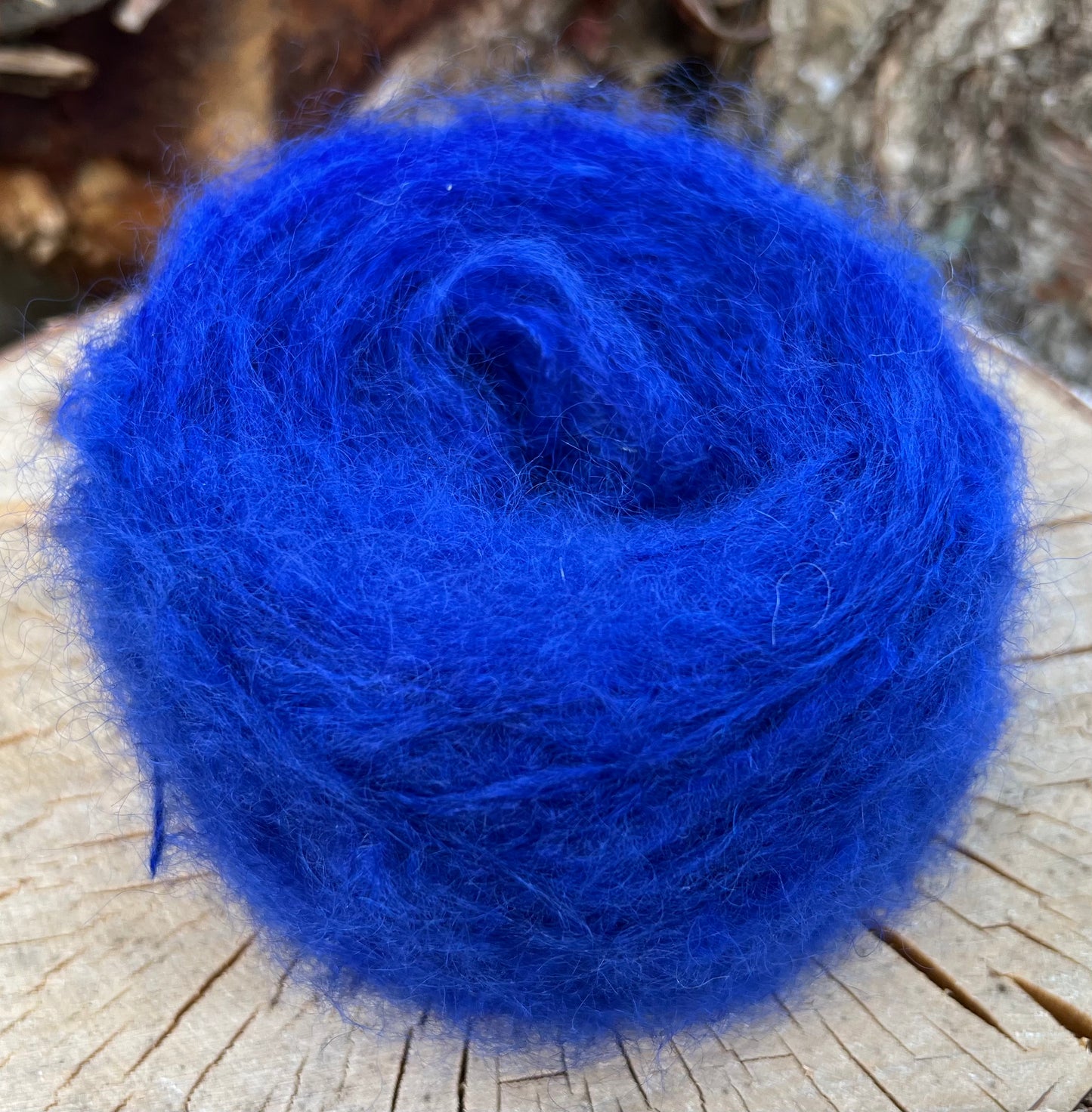 Chunky Mohair Himmelblå