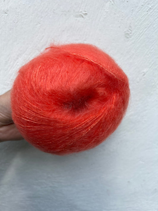 Silkemohair 80/20 Koral