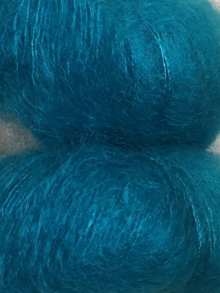 Silkemohair 80/20 Lagune